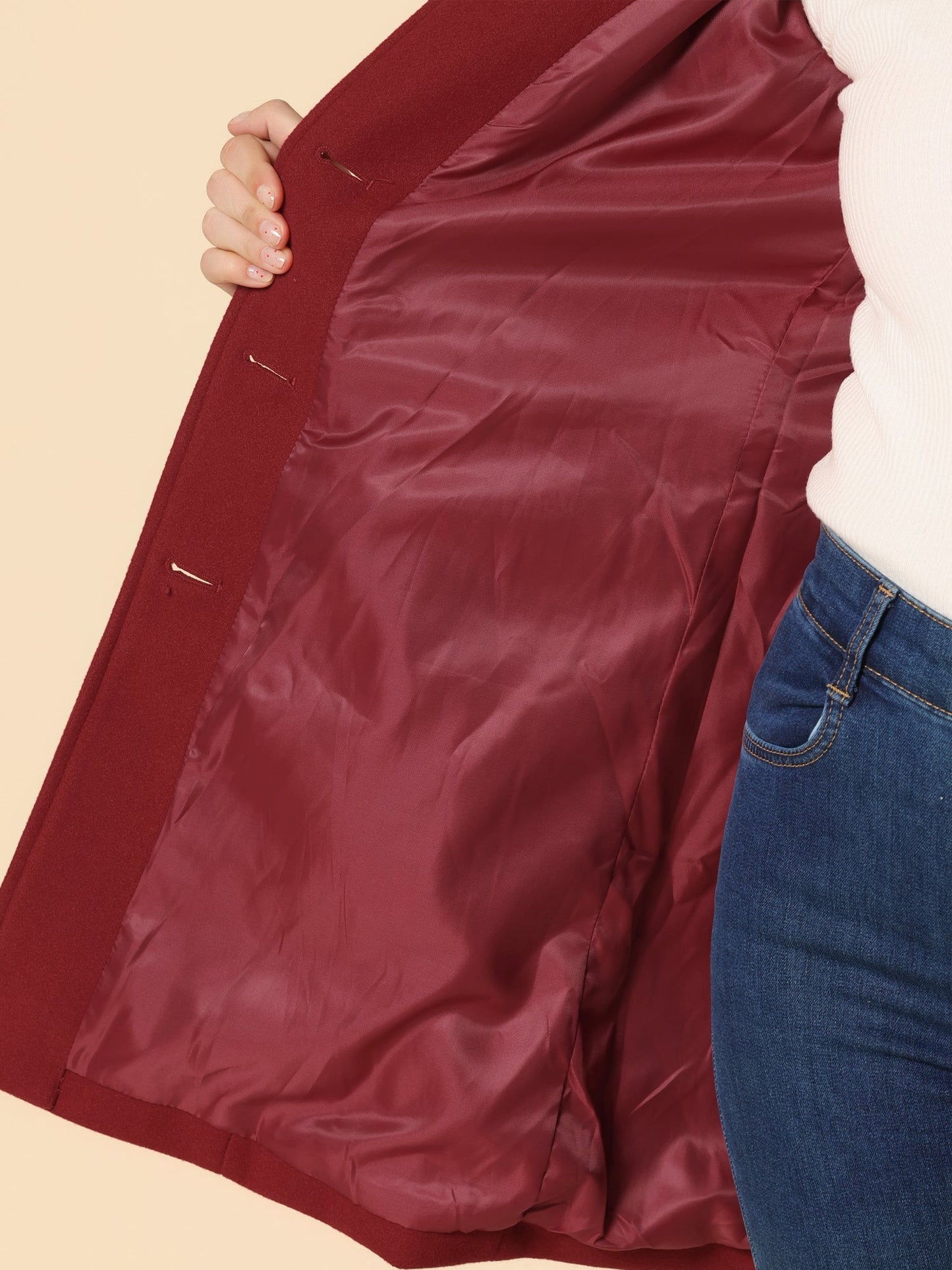 Josephine - Cappotto Invernale a Un Bottone