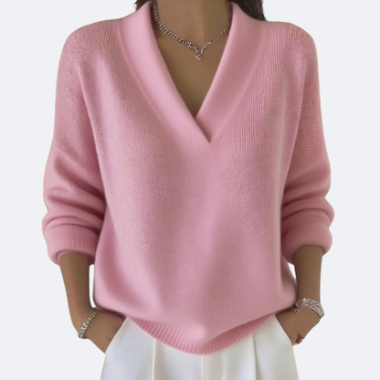 MILENA - Maglia Morbida con Scollo a V