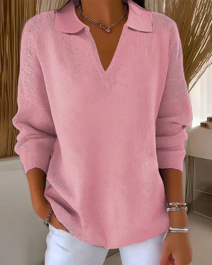 Nadia | Maglia Elegante con Colletto Morbido
