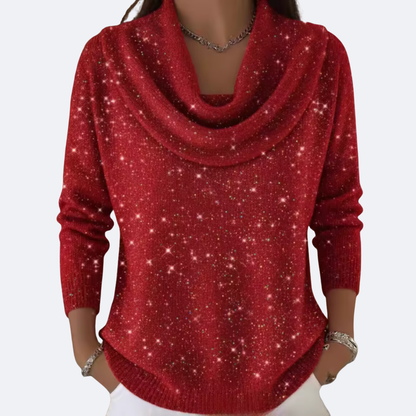 LANA - Maglia Elegante con Dettagli Scintillanti