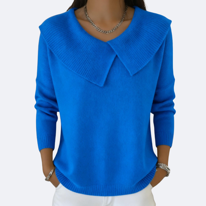 LUCIA - Maglia Calda con Colletto Morbido