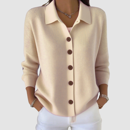 Joanna | Cardigan in Maglia con Bottoni