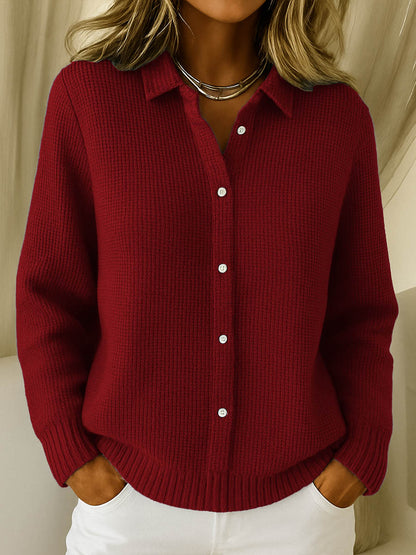 Elena | Cardigan Classico in Maglia Morbida