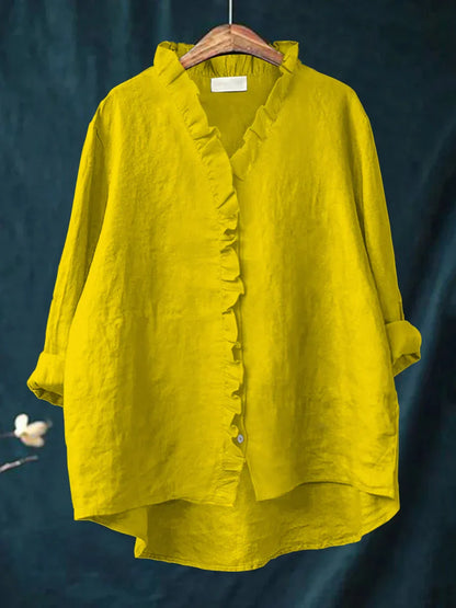 Sanela – Camicia casual con volant