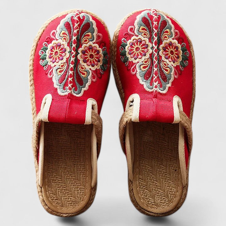 MAROUSSE | Mules floreali artigianali e confortevoli
