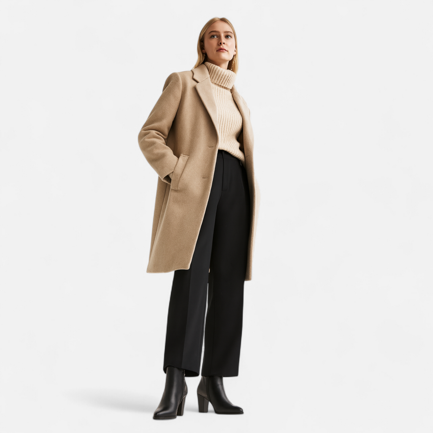 Elowen | Stivaletti Retro con Tacco e Zip Laterale