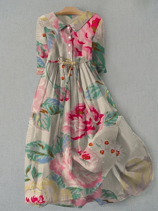 Abito floreale da donna - Eleganza senza sforzo e comfort tutto il giorno