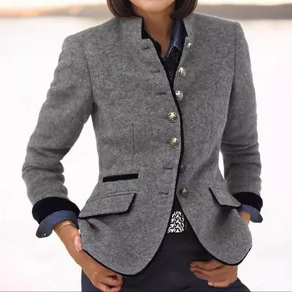 Margaret - Blazer Classico in Mistura di Lana