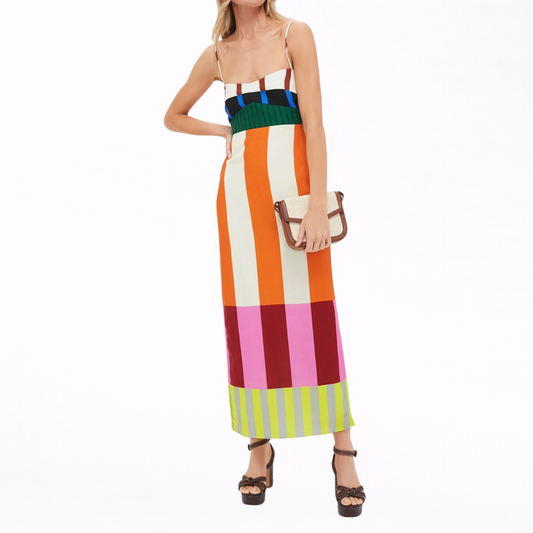 Paloma – Maxi Abito Colorato a Righe
