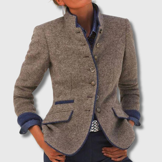 Margaret - Blazer Classico in Mistura di Lana