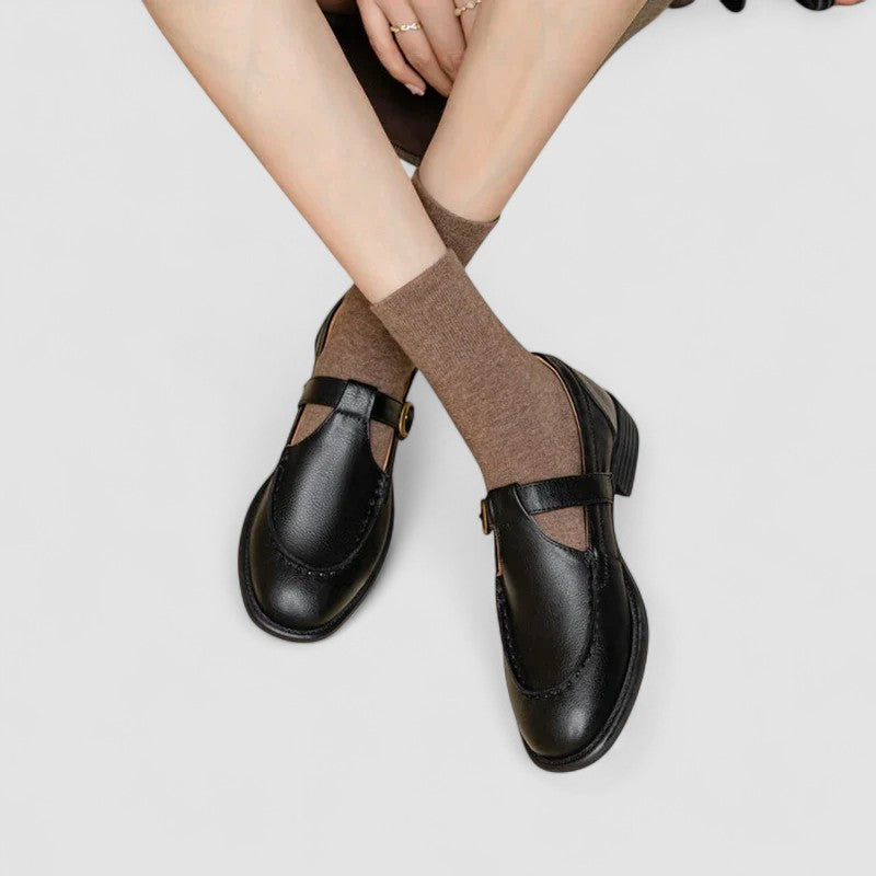 AVERY™|SCARPE ORTOPEDICHE MARY JANE A PUNTA QUADRATA