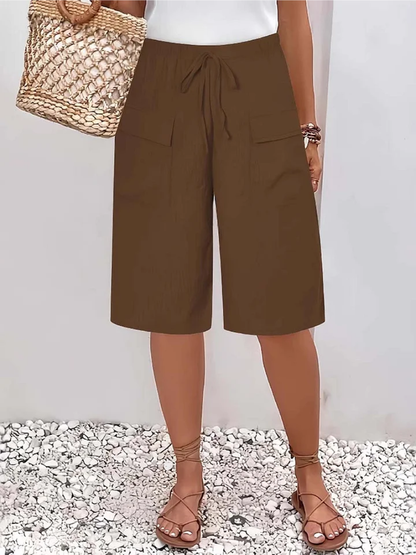 Lisanne - Pantaloncini Con Elastico in Vita