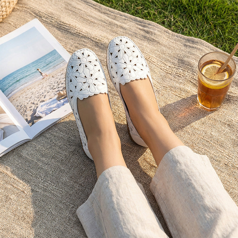 Morena™ | Scarpe Ortopediche in Pelle Vintage